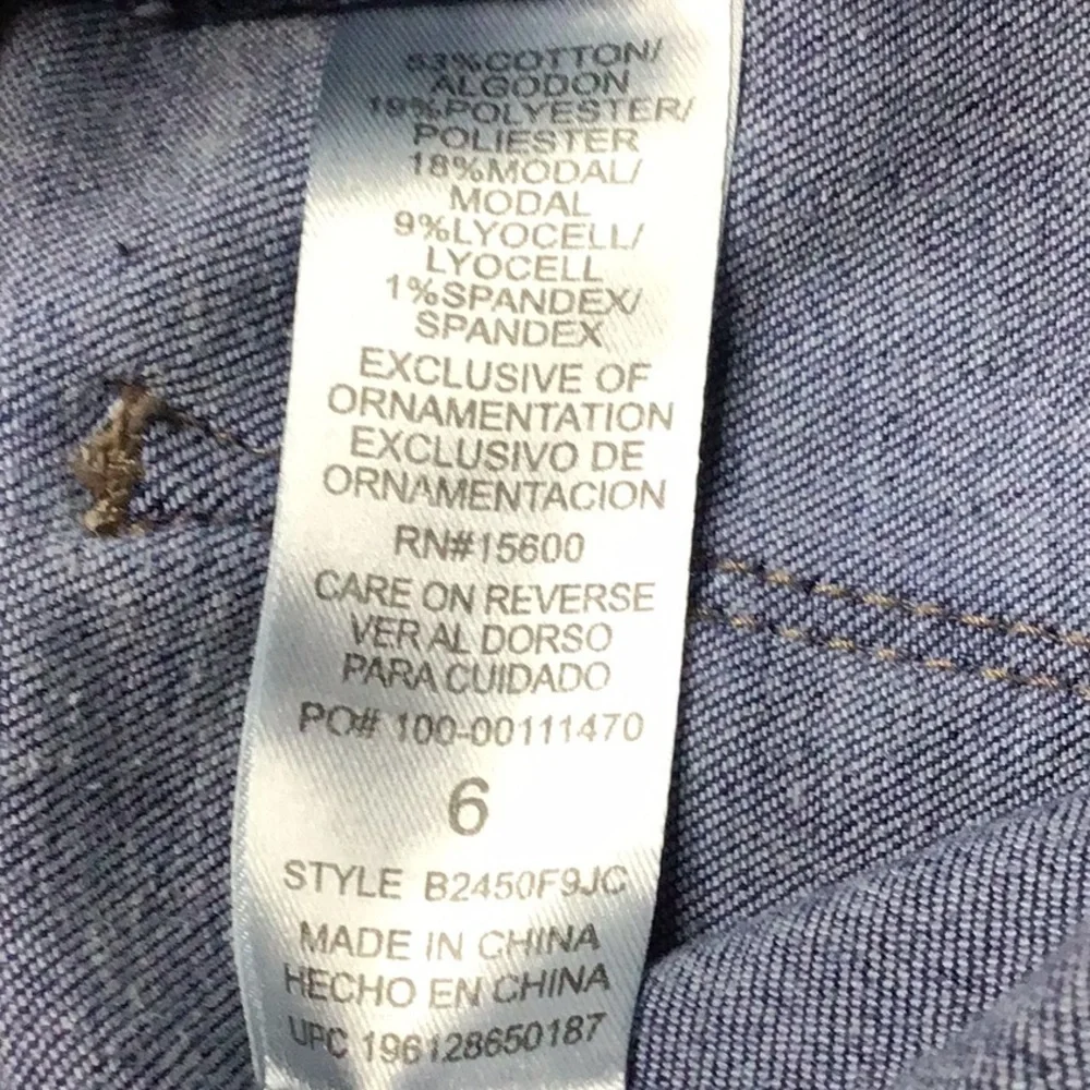 Straight Leg w/29.5" Inseam Mid Rise♀️ Democracy Absolutions Denim Jeans sac321 - Picture 4 of 4